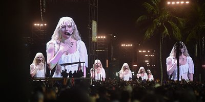 lady gaga sets historic attendance record with free concert at copacabana beach